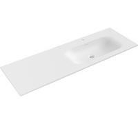 Mexen Vela lavabo à poser à droite 141 x 46,5 cm, blanc mat - 25231401P