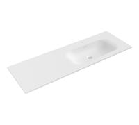 Mexen Vela lavabo encastré à droite 141 x 46,5 cm, blanc mat - 25231401P 54590 5905315948779