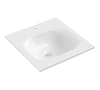 Mexen Vela lavabo encastré dans le plan 46 x 46,5 cm, blanc brillant - 25234500 54549 5905315948366