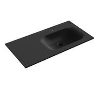 Mexen Vela lavabo encastré dans le plan droit 101 x 46,5 cm, noir mat - 25231071P 54605 5905315948922