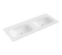 Mexen Vela lavabo encastré double 121 x 46,5 cm, blanc mat - 25231201D 54584 5905315948717
