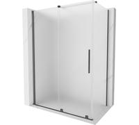 Mexen Velar cabine de douche 150x80 cm frozen gun gray brushed