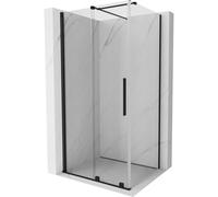 Mexen Velar cabine de douche coulissante 100 x 70 cm, transparente, noire - 871-100-070-01-70 24577 5905315219527