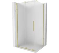 Mexen Velar cabine de douche coulissante 110 x 120 cm, givré, or brossé - 871-110-120-31-55 41433 5905315288561