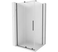 Mexen Velar cabine de douche coulissante 120 x 110 cm, dépoli, gris canon brossé - 871-120-110-31-66 43931 5905315290311