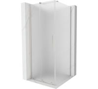 Mexen Velar cabine de douche coulissante 120 x 120 cm, givre, nickel brossé - 871-120-120-31-97 44817 5905315292001