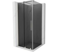 Mexen Velar cabine de douche coulissante 120 x 120 cm, graphite, nickel brossé - 871-120-120-41-97 49286 5905315297600