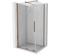 Mexen Velar cabine de douche coulissante 120 x 75 cm, transparent, or rose - 871-120-075-01-60 24312 5905315218018