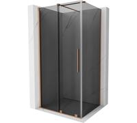 Mexen Velar cabine de douche coulissante 130 x 100 cm, graphite, cuivre brossé - 871-130-100-41-65 48664 5905315295422