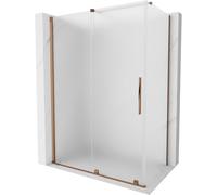 Mexen Velar cabine de douche coulissante 130 x 75 cm, givre, or rose - 871-130-075-31-60 41533 5905315289223
