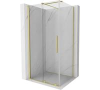Mexen Velar cabine de douche coulissante 150 x 100 cm, transparent, or brossé - 871-150-100-01-55 24280 5905315217691