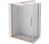 Mexen Velar cabine de douche coulissante 150 x 85 cm, transparente, cuivre brossé - 871-150-085-01-65 24432 5905315218797