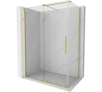 Mexen Velar cabine de douche coulissante 160 x 75 cm, transparente, or brossé - 871-160-075-01-55 24282 5905315217714