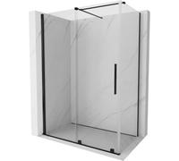 Mexen Velar cabine de douche coulissante 160 x 80 cm, transparente, noire - 871-160-080-01-70 24624 5905315219961