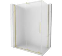Mexen Velar cabine de douche coulissante 160 x 90 cm, dépoli, or brossé - 871-160-090-31-55 41465 5905315288875