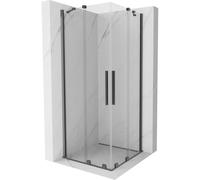 Mexen Velar Duo cabine de douche coulissante 100 x 100 cm, transparent, métal canon - 871-100-100-02-95 49362 5905315297891