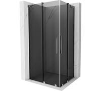 Mexen Velar Duo cabine de douche coulissante 100 x 90 cm, graphite, chrome - 871-100-090-42-01 50269 5905315298485