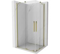 Mexen Velar Duo cabine de douche coulissante 100 x 90 cm, transparent, doré - 871-100-090-02-50 24646 5905315220196