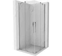 Mexen Velar Duo cabine de douche coulissante 90 x 90 cm, transparente, chrome - 871-090-090-02-01 24631 5905315220042