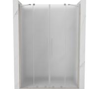 Mexen Velar Duo porte de douche coulissante 150 cm, givré, nickel brossé - 871-150-000-32-97 50580 5905315299628