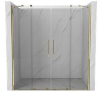 Mexen Velar Duo porte de douche coulissante 170 cm, transparentes, dorées - 871-170-000-02-50 24031 5905315215208