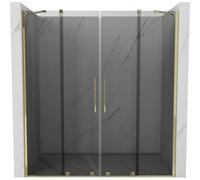 Mexen Velar Duo porte de douche coulissante 180 cm, graphite, doré - 871-180-000-42-50 50601 5905315314987
