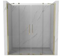 Mexen Velar Duo porte de douche coulissante 180 cm, transparent, doré - 871-180-000-02-50 24032 5905315215215