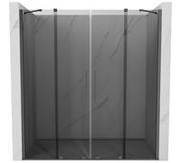 Mexen Velar Duo porte de douche coulissantes 200 cm, graphite, métal canon - 871-200-000-42-95 50667 5905315315359