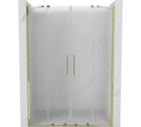 Mexen Velar Duo portes de douche coulissantes 150 cm, givre, or - 871-150-000-32-50 50471 5905315299208