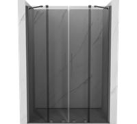 Mexen Velar Duo portes de douche coulissantes 150 cm, graphite, métal-pistolet - 871-150-000-42-95 50661 5905315315311