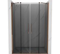 Mexen Velar Duo portes de douche coulissantes 150 cm, graphite, or rose - 871-150-000-42-60 50620 5905315315076