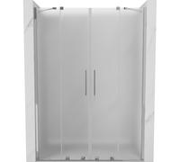 Mexen Velar Duo portes de douche coulissantes 160 cm, givré, chrome - 871-160-000-32-01 50446 5905315299093