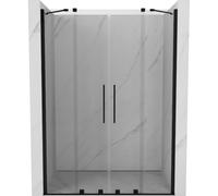 Mexen Velar Duo portes de douche coulissantes 160 cm, transparentes, noires - 871-160-000-02-70 24060 5905315215499