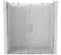 Mexen Velar Duo portes de douche coulissantes 170 cm, givre, chrome - 871-170-000-32-01 50448 5905315299109