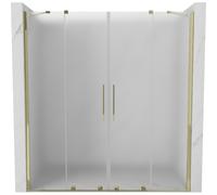 Mexen Velar Duo portes de douche coulissantes 180 cm, givré, doré - 871-180-000-32-50 50476 5905315299239