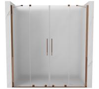 Mexen Velar Duo portes de douche coulissantes 180 cm, givre, or rose - 871-180-000-32-60 50506 5905315299352