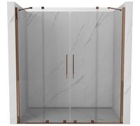 Mexen Velar Duo portes de douche coulissantes 180 cm, transparent, or rose - 871-180-000-02-60 24044 5905315215314
