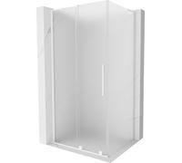 Mexen Velar L 110x90 cabine de douche, givre, finition blanche
