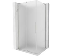 Mexen Velar L cabine de douche coulissante 100 x 110 cm, givre, nickel brossé - 871-100-110-33-97 44737 5905315309198