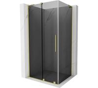 Mexen Velar L cabine de douche coulissante 100 x 85 cm, graphite, or brossé - 871-100-085-43-55 45049 5905315310446