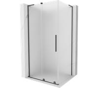 Mexen Velar L cabine de douche coulissante 110 x 100 cm, givre, gris canon brossé - 871-110-100-33-66 44425 5905315308306