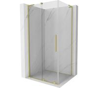 Mexen Velar L cabine de douche coulissante 110 x 70 cm, transparent, doré brossé - 871-110-070-03-55 43098 5905315304094
