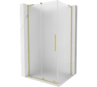 Mexen Velar L cabine de douche coulissante 110 x 90 cm, givré, or brossé - 871-110-090-33-55 44016 5905315307330