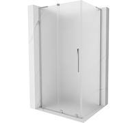 Mexen Velar L cabine de douche coulissante 120 x 100 cm, givre, chrome - 871-120-100-33-01 43731 5905315306463