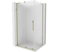 Mexen Velar L cabine de douche coulissante 120 x 100 cm, givrée, or - 871-120-100-33-50 43895 5905315307101