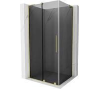 Mexen Velar L cabine de douche coulissante 120 x 100 cm, graphite, or brossé - 871-120-100-43-55 45130 5905315310620