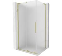 Mexen Velar L cabine de douche coulissante 120 x 70 cm, givrée, or brossé - 871-120-070-33-55 44035 5905315307378