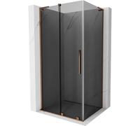 Mexen Velar L cabine de douche coulissante 90 x 110 cm, graphite, or rose - 871-090-110-43-60 45180 5905315310712