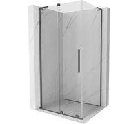 Mexen Velar L cabine de douche coulissante 90 x 70 cm, transparent, métal pistolet - 871-090-070-03-95 43444 5905315305534