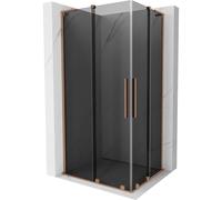 Mexen Velar L Duo cabine de douche coulissante 100 x 90 cm, graphite, cuivre brossé - 871-100-090-02-43-65 47264 5905315313850